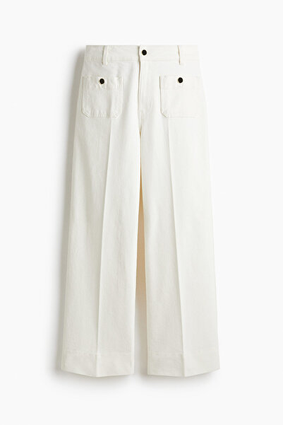 H&M Wide High Ankle Jeans