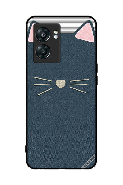 Covernex غطاء حماية لهاتف OnePlus Nord N300 بنمط جلد قطة فنية