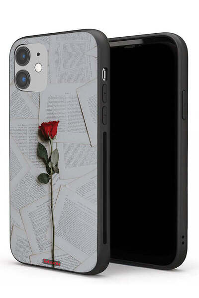 Tolwak غطاء حماية لجهاز آيفون 11 من آبل وردي على ورق