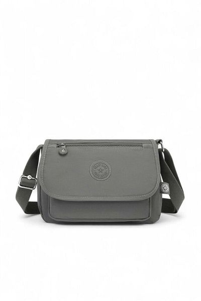 SMART BAGS Geantă de damă Crinkle Gri închis SMB 1148
