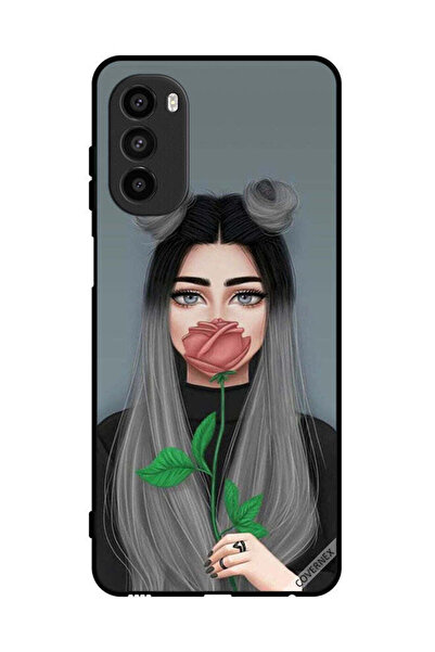 Covernex غطاء حماية لهاتف موتورولا موتو جي 52 - تصميم فتاة لطيفة
