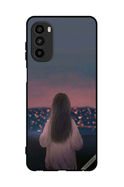 Covernex غطاء حماية لهاتف موتورولا موتو جي 52 - فتاة واقفة