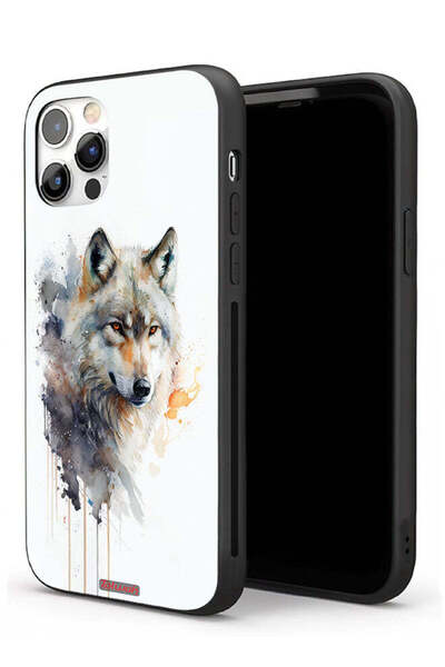 Tolwak غطاء حماية لجهاز Apple iPhone 11 Pro Max بتصميم فن تجريدي من الذئب