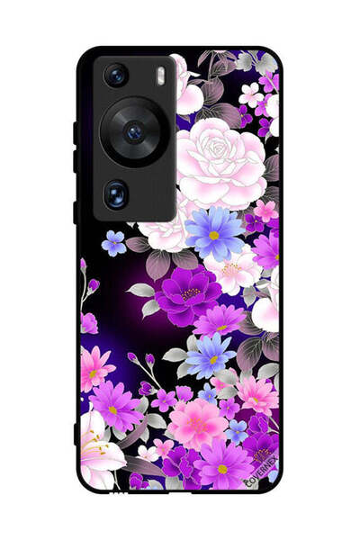 Covernex غطاء حماية لهاتف هواوي بي 60 برو - مزيج الزهور