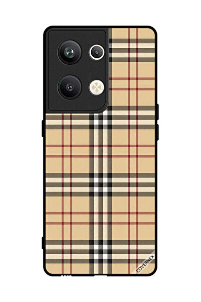 Covernex غطاء حماية لهاتف Oppo Reno 9 Pro Plus بنمط خطوط على القماش