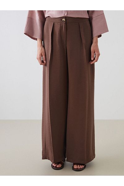 LC Waikiki New Season Elastic Waist Modal Blend Women's Trousers - S5Q594Z8