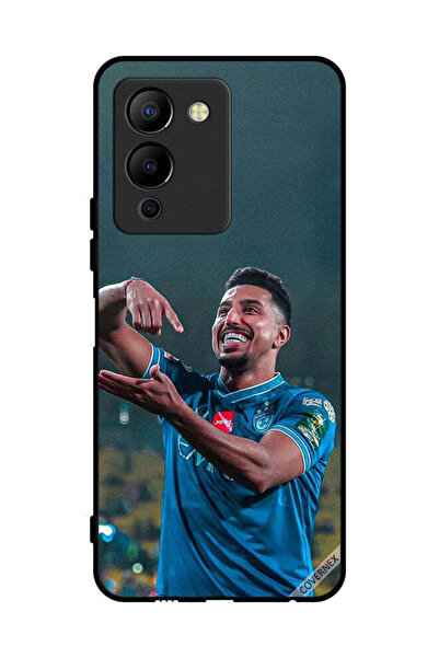 Covernex غطاء حماية لهاتف إنفينيكس نوت 12 برو 5G سالم الدوسري يحمل كرة قدم