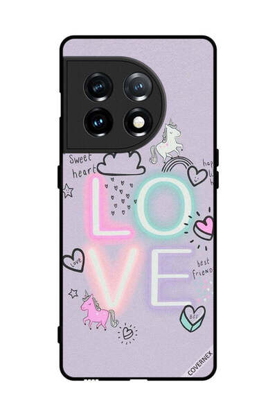 Covernex غطاء حماية لهاتف OnePlus 11 بتصميم قلب جميل ووحيد القرن