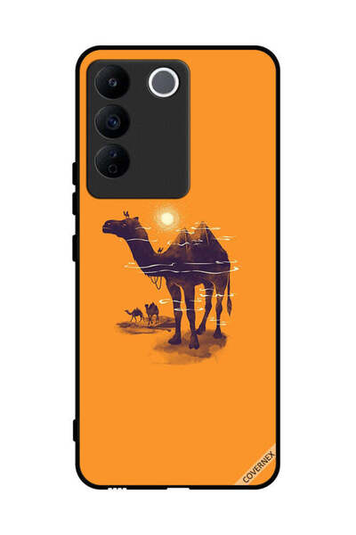 Covernex غطاء حماية لهاتف Vivo V27e - ألوان الجمل والشمس