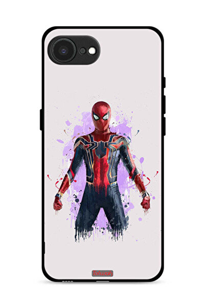 Tolwak غطاء حماية لجهاز Apple iPhone 16e بتصميم العنكبوت الحديدي