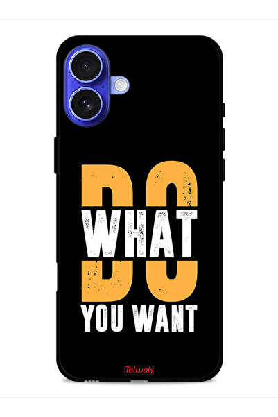 Tolwak غطاء حماية لجهاز Apple iPhone 16 افعل ما تريد