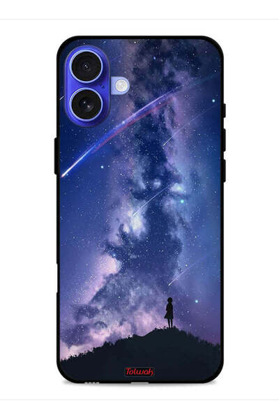 Tolwak غطاء حماية لجهاز Apple iPhone 16 برسومات نجوم متحركة
