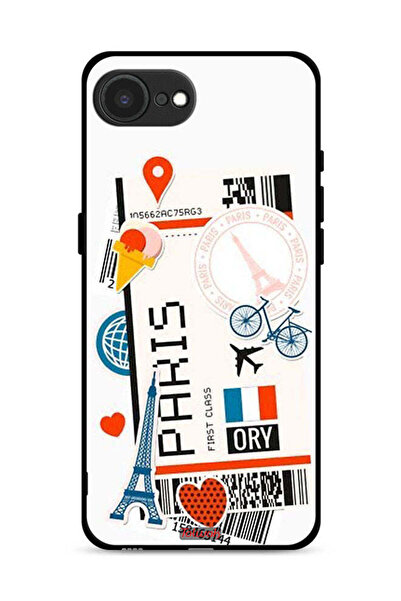 Tolwak غطاء حماية لجهاز Apple iPhone 16e - ملصق باريس