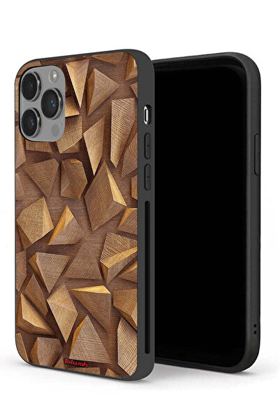 Tolwak غطاء حماية لجهاز Apple iPhone 14 Pro Max مصنوع من الخشب بتصميم فني