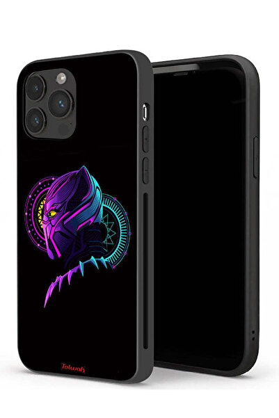 Tolwak جراب حماية لجهاز Apple iPhone 13 Pro Max، عمل فني رقمي، رسم توضيحي بسي...