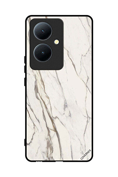 Covernex غطاء حماية لهاتف Vivo Y78+ 5G بنمط تصميم رخامي