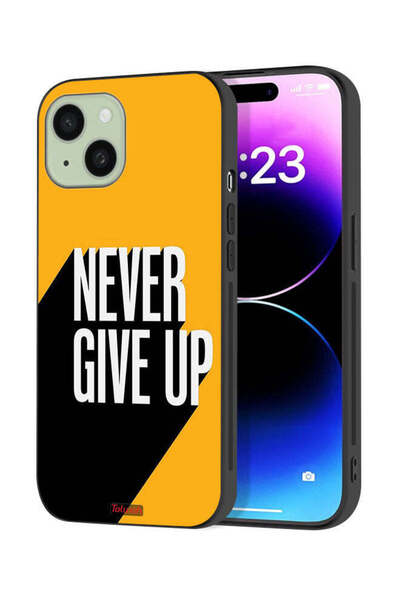 Tolwak Apple iPhone 15 Plus Protective Case Cover Never Give Up