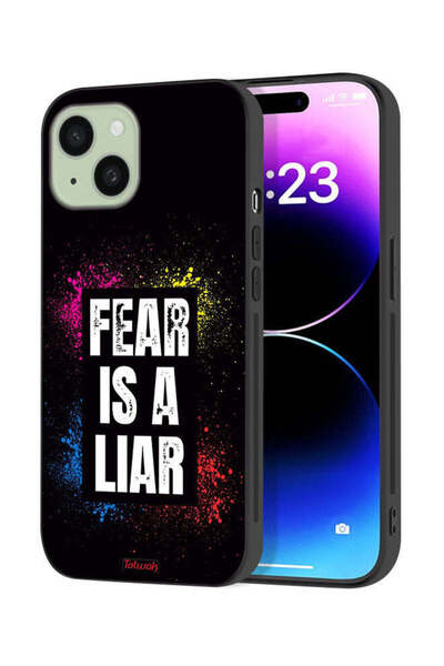Tolwak Apple iPhone 15 Plus Protective Case Cover Fear Is A Liar