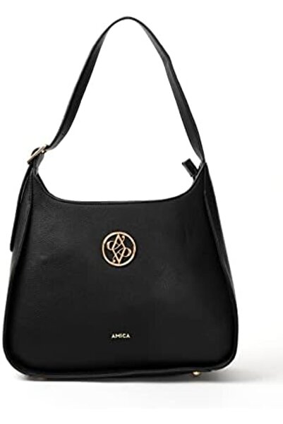 AMICA حقيبة يد نسائية كروس بودي من كيارا هوبو مصنوعة من الجلد مع حزام كتف