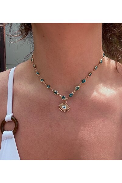 pop up store Evil Eye Beaded Eye Necklace