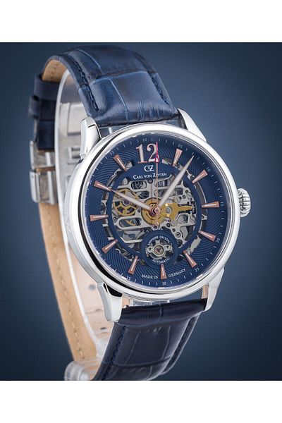 Carl Von Zeyten Schramberg Skeleton Automatic Limited Edition CVZ 0080 BLRS