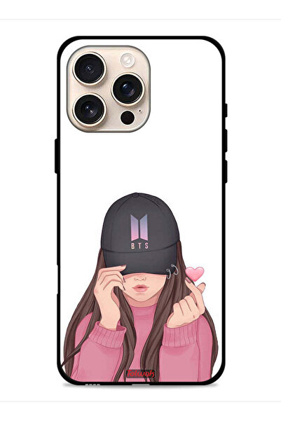 Tolwak غطاء حماية لجهاز Apple iPhone 16 Pro Max فتاة تصنع سناب شات