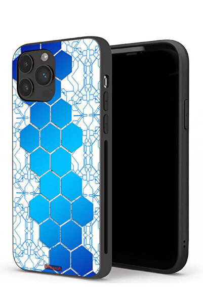 Tolwak غطاء حماية لجهاز Apple iPhone 13 Pro Max بتصميم شبكة أيقونات سداسية ال...