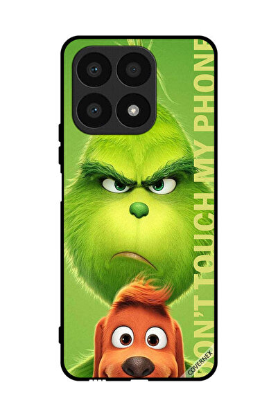 Covernex غطاء حماية لهاتف Honor X8a مطبوع عليه عبارة "لا تلمس هاتفي بغضب"