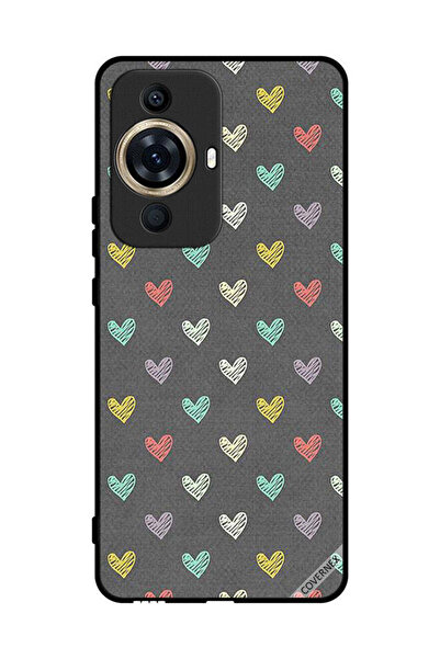 Covernex غطاء حماية لهاتف هواوي نوفا 11 برو بنقشة قلوب صغيرة