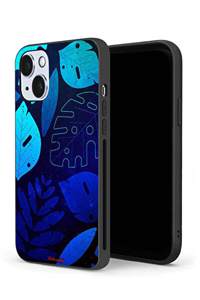 Tolwak جراب حماية لهاتف Apple iPhone 14 بنقشة أوراق الشجر