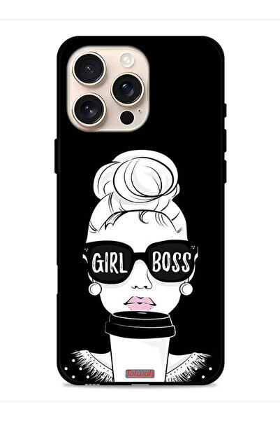 Tolwak غطاء حماية لهاتف Apple iPhone 16 Pro Max من Girl Boss