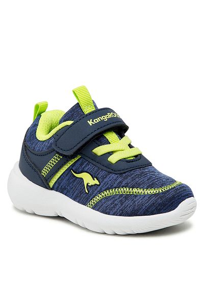 Kangaroos Teniși albaștri pentru băieți KANGAROOS-02078 4054 KY-CHUMMY EV DK BLEUMARIN/LIME