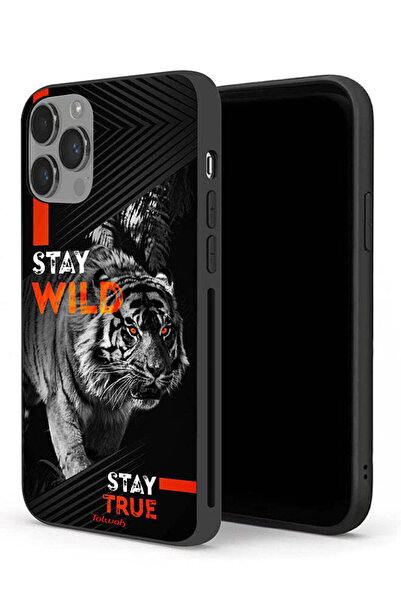 Tolwak جراب حماية لجهاز Apple iPhone 14 Pro Max - Stay Wild Stay True