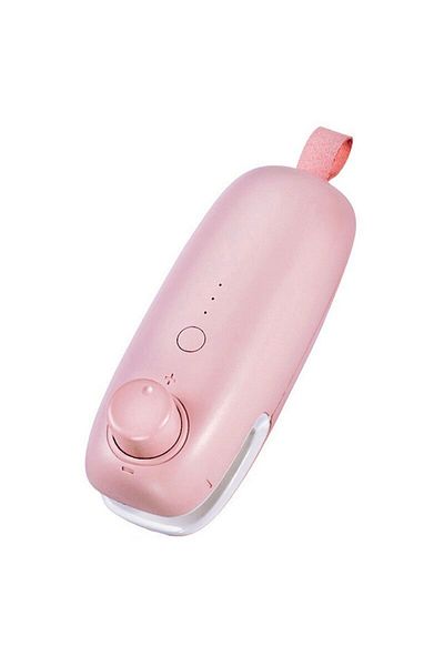 Sofia Concept Sofia CONCEPT® Mini Bag Sealer, 3 Modes, Integrated Cutter, Usb, 1500Mah, Pink