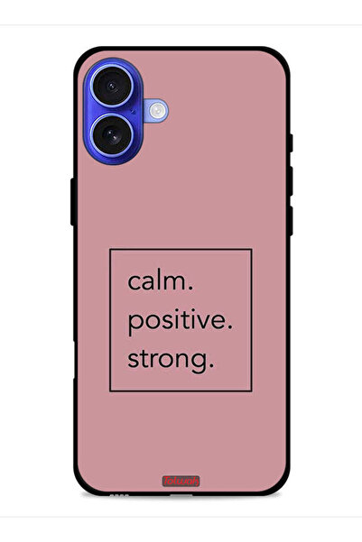 Tolwak غطاء حماية لجهاز Apple iPhone 16 Plus، هادئ وإيجابي وقوي