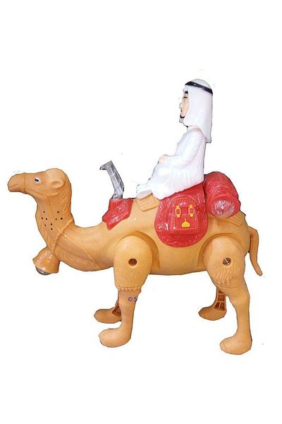 Rally Battery Operated Walking Desert Camel Toy With Lights and Music for Kids