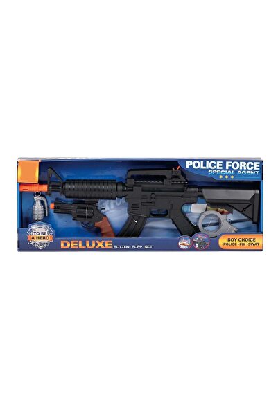 OEM Set de joaca arma de asalt pistol si catuse Police Force Special Agent