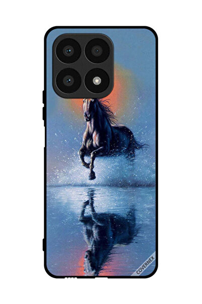 Covernex Protective Case Cover For Honor X8a Horse Running In Water Art