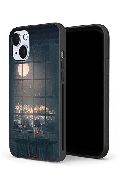 Tolwak غطاء حماية لجهاز Apple iPhone 14 مع صورة القمر