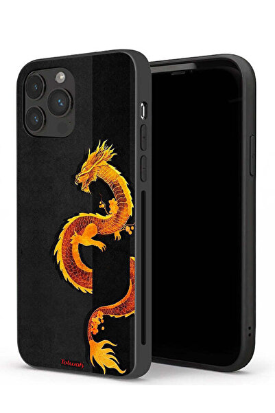 Tolwak جراب حماية لجهاز Apple iPhone 13 Pro Max بتصميم فن التنين