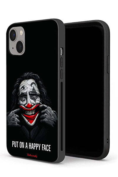 Tolwak غطاء حماية لجهاز Apple iPhone 13 mini بوجه سعيد