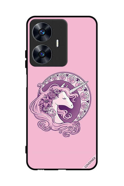 Covernex غطاء حماية لهاتف Realme C55 - فن يونيكورن