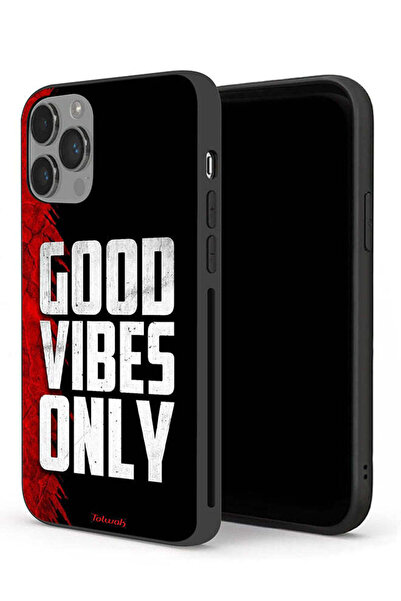 Tolwak جراب حماية لجهاز Apple iPhone 14 Pro Max - Good Vibes Only