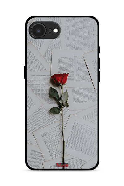 Tolwak غطاء حماية لجهاز Apple iPhone 16e وردي على ورق