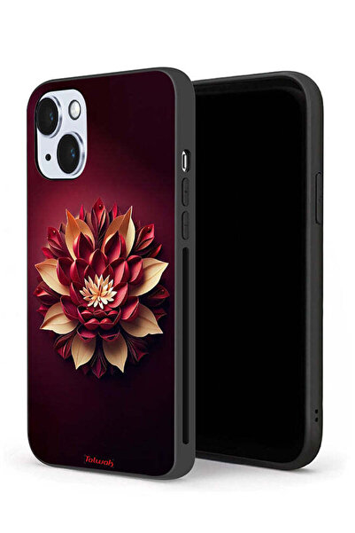 Tolwak جراب حماية لجهاز Apple iPhone 14 Plus بتصميم زهور تجريدية