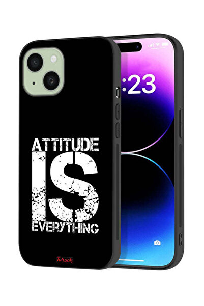 Tolwak Apple iPhone 15 Plus Protective Case Cover Attitude Is Everything