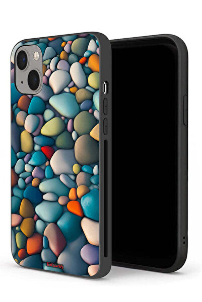 Tolwak جراب حماية لجهاز Apple iPhone 13 mini بنمط تجريدي من الأحجار