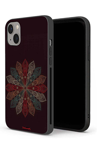Tolwak غطاء حماية لجهاز Apple iPhone 13 بتصميم زهرة ماندالا