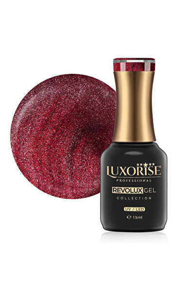 LUXORISE Revolux LUXORISE Semi-Permanent Nail Polish, Shimmer Vow 15ml
