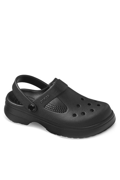 Crocs Sandale negre pentru fete CROCS-210615 BLACK